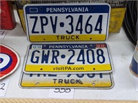 Pennsylvania Truck License Plates