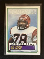 1983 TOPPS NFL FOOTBALL "ANTHONY MUNOZ" NO. 240