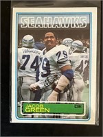 1983 TOPPS NFL FOOTBALL "JACOB GREEN" NO. 385 PI