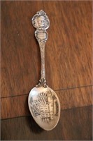 Sterling Lincoln Home Souvenir Spoon