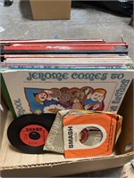 Mixed Vinyl Records & 45s
