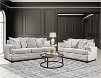 HH77997 2675-05 OYSTER Sofa  Loveseat Set