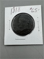 1818 Large Cent