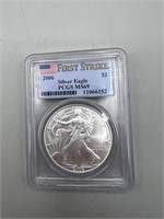 2006 PCGS MS69 $1 Silver American Eagle