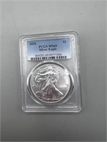 2020 PCGS MS69 $1 Silver American Eagle