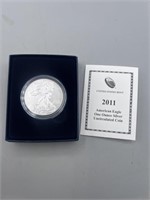 2011-W $1 Silver American Eagle