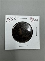 1830 Large Cent