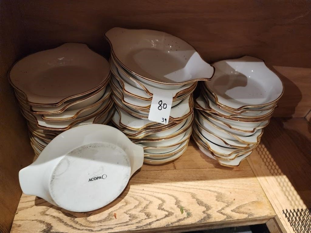 LOT 39 ARCOPA 6.5" DISHES