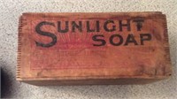 Antique Sunlight Soap Box