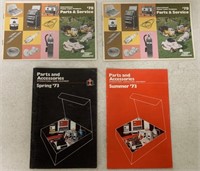 (4) International Parts/Accessories Brochures