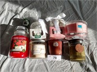 Assortment of Yankee Candles and Others