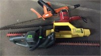 GROUP OF HEDGE TRIMMERS