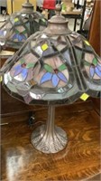 Beautiful leaded glass Tiffany style lamps