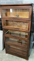 beautiful oak stacking bookcase