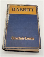 Babbitt Sinclair Lewis HC Book 1922