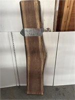 Slab of wood: walnut, 12” x 48” x 1.5”