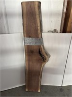 Slab of wood: walnut, 12” x 48” x 1.5”