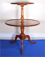 2-Tier Cherry End Table