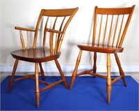 (2) 19th C. Windsor Side Chairs