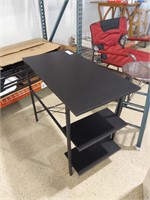 Mainstays Pierce 30 inch Tall Storage Desk, Black