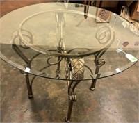Glass Top Table Round