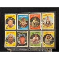 (20) 1959 Topps Baseball Cards Nice Shape