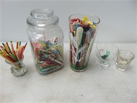 Old Bar Picks, Stirrers and Glassware