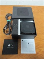 Apple TV A1625 in Box w/ Remote & Lit - Powers