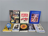 Acc & North Carolina Sports Books - Lot Of 8