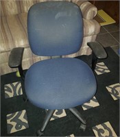 Blue Rolling Desk Chair # 2