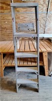 4 step aluminum ladder