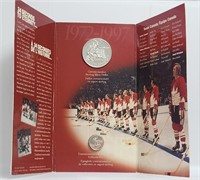 1997 1972 Hockey Team Canada Silver $1 & Pin