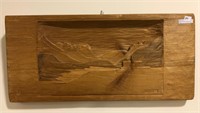 BARNARD CARVED WOODEN WALL HANGING