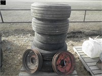 4 Tires 9.5L-14 & 2 Misc. Tires