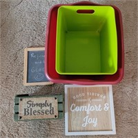 Storage containers & misc. pictures