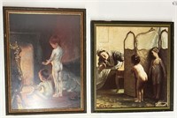 Paul Peel (1860-1892) 2 olds signed prints avec