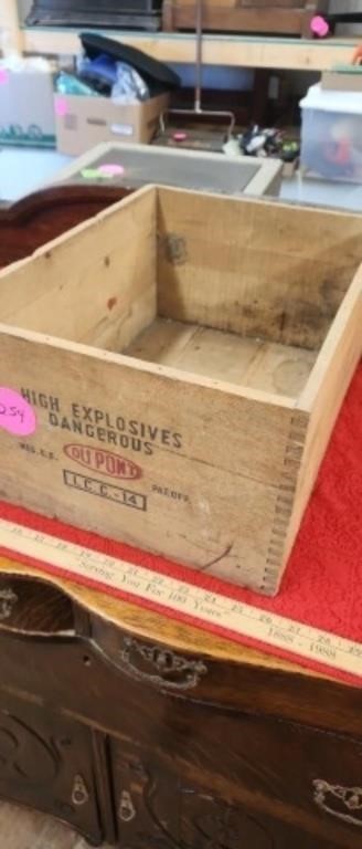 DUPONT TNT WOOD CRATE