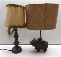 2 Modern Lamps