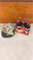 Coca Cola Bottles And Hat