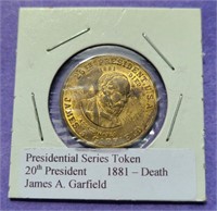 Presidential Series Token James A. Garfeild