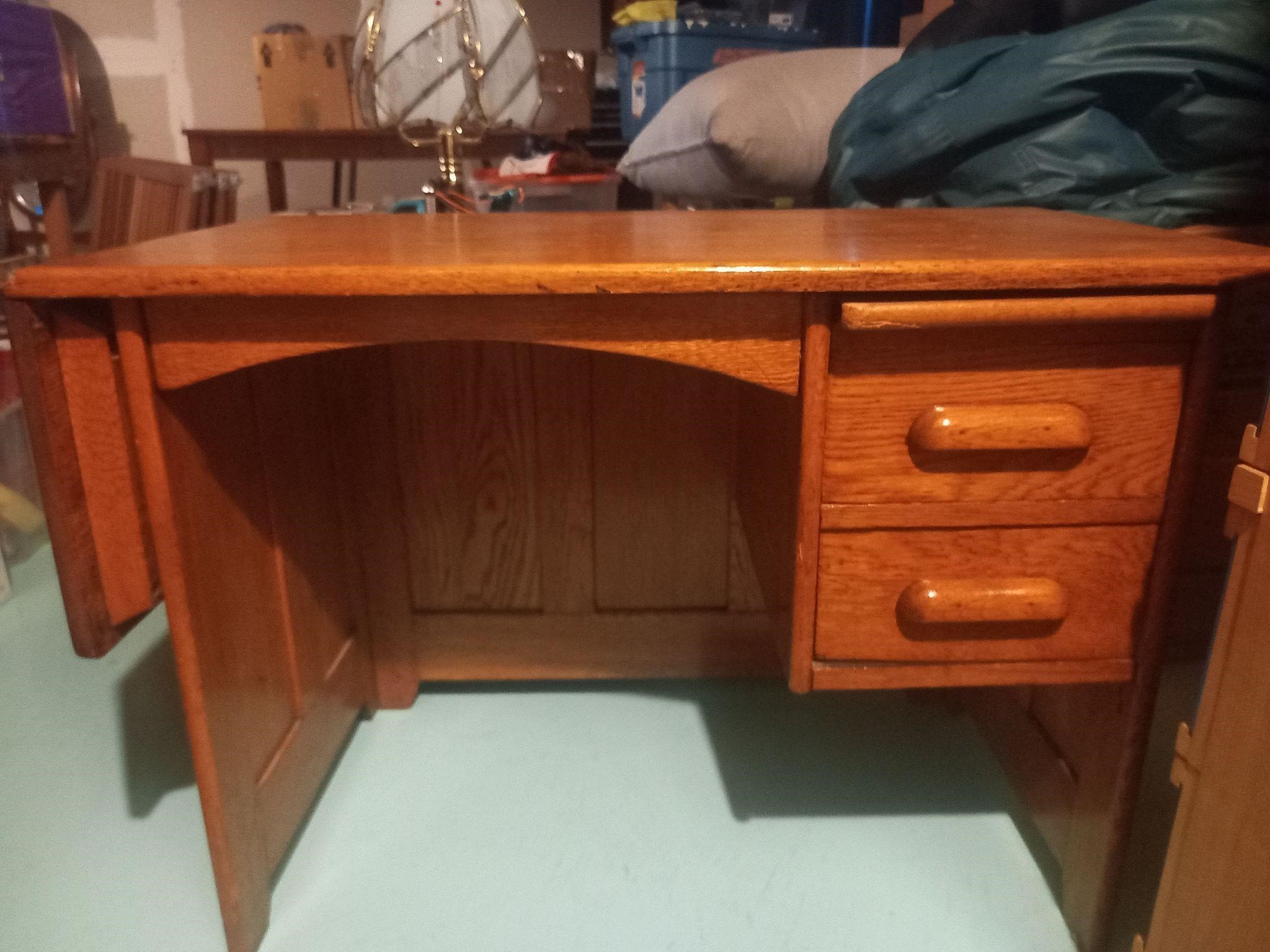 Antique teachers desk