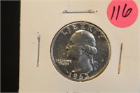 1963 Proof Washington Silver Quarter