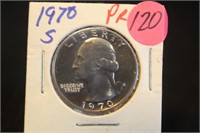 1970-S Proof Washington Quarter