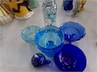 Blue Glass compotes