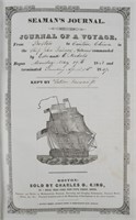 Ship Journal: 1848 John Quincy Adams to China