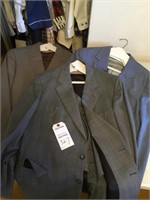 3 men's sports jackets (L); one w/ matching vest