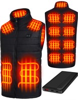 ($59) Heated Vest for men women with 15000mAh, 2XL