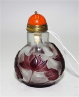 Chinese Peking glass snuff bottle