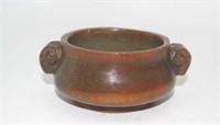 Chinese bronze small bowl