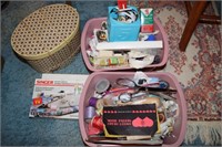Sewing Lot including Singer Oil Can, Singer Handy